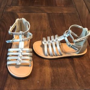 Gold toddler sandals
